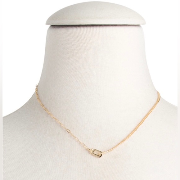 Gorjana Jewelry - Gorjana 18K Gold Plated Dylan Link Dual Chain Necklace